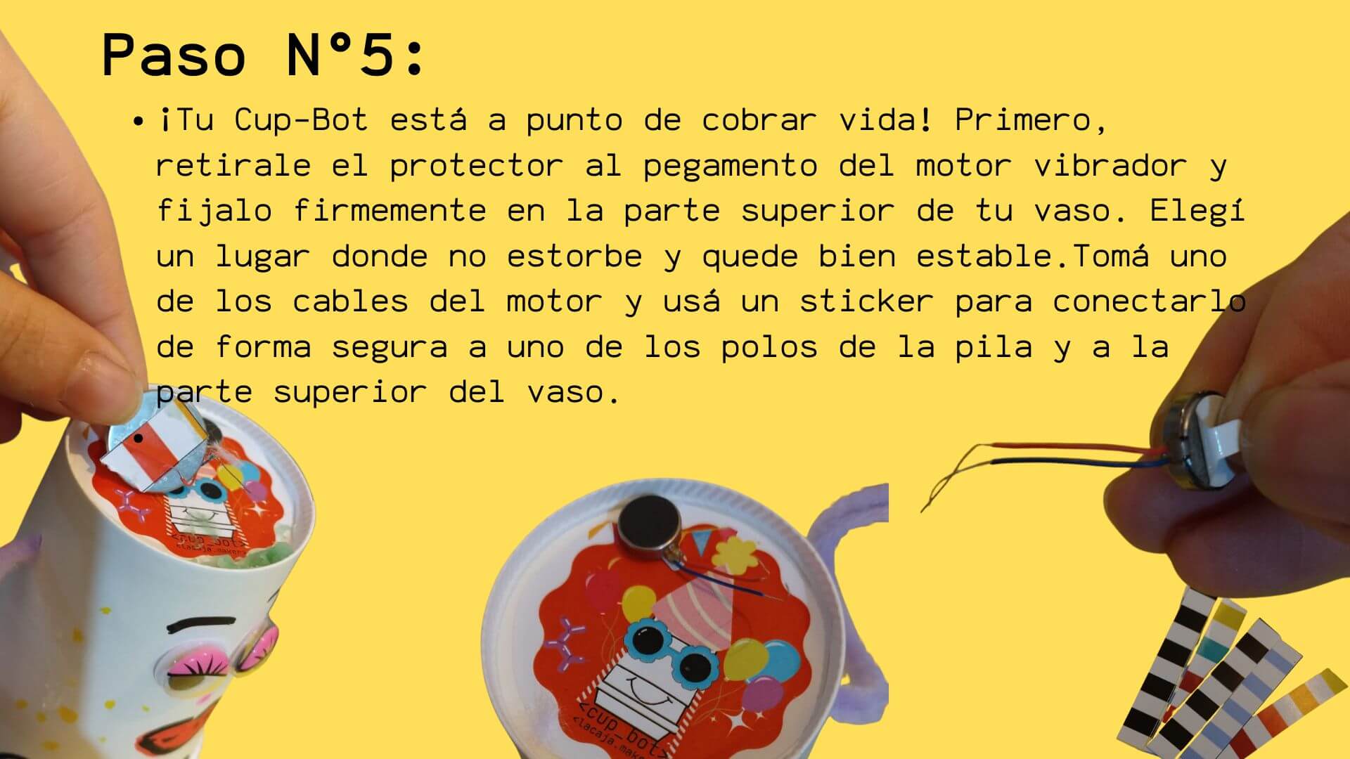 Instructivo Cup Bot Paso 8
